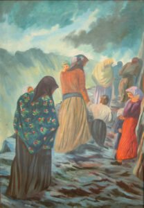 اواره کان . رنگ روغن . اندازه 72+103