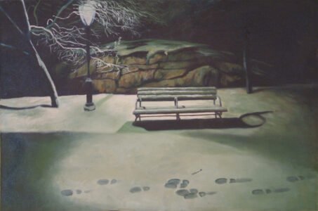 بیره وه ری . رنگ روغن . اندازه 51+77